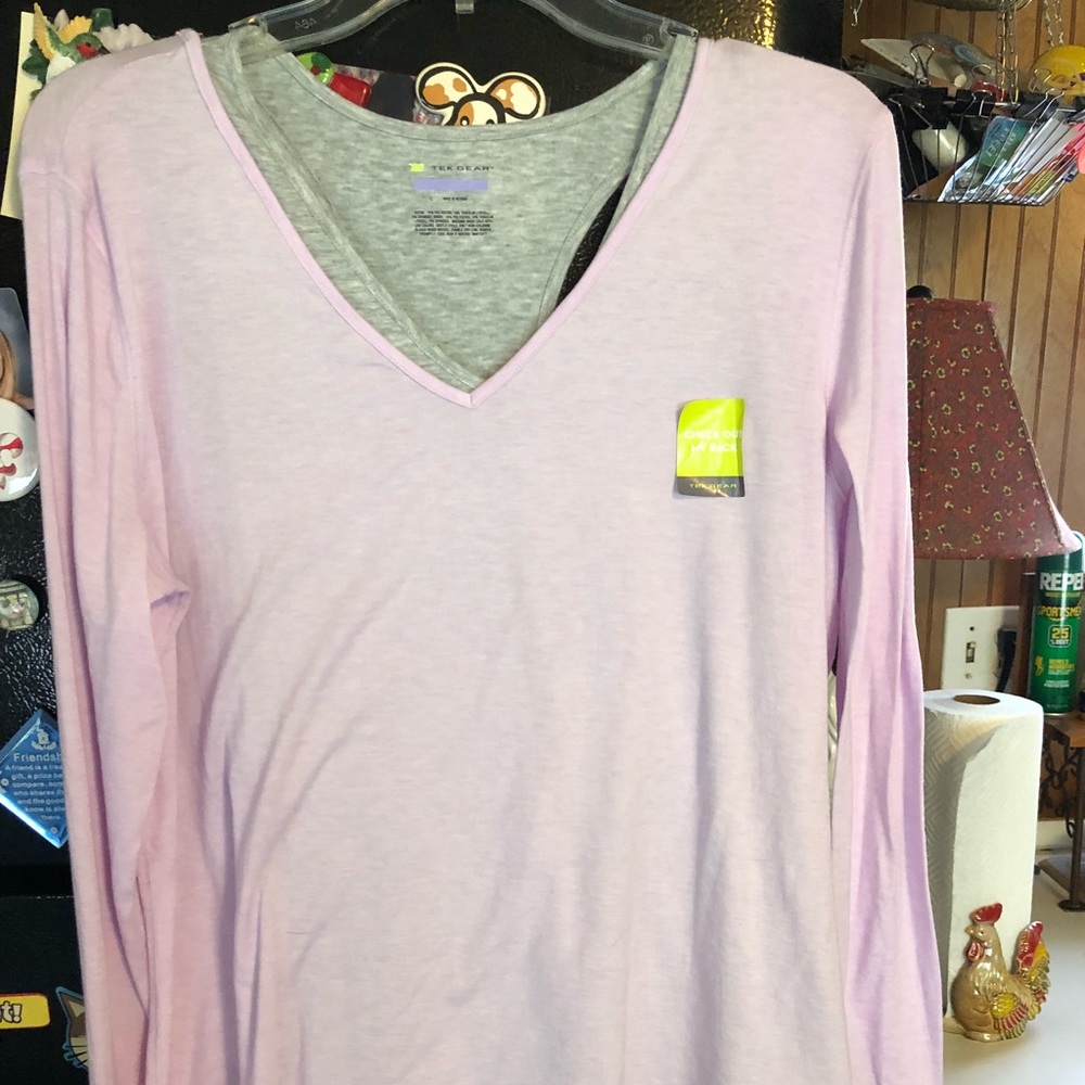 NWT TEK GEAR On The Go Workout Shirt